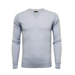 Men´s Cashmere V Neck Sweater - Hommard Light Blue